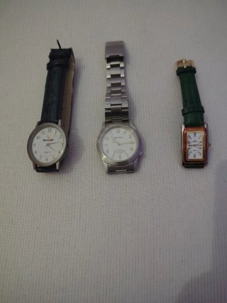 Lote 3 relojes sin pila