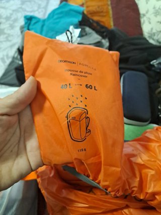 Funda para mochila FORCLAZ naranja
