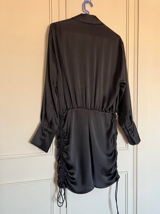 Vestido camisero Zara negro