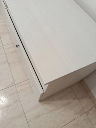 Mueble TV salón blanco madera