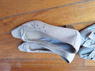 Zapatos tacón y Pitillos Mima Pies beige