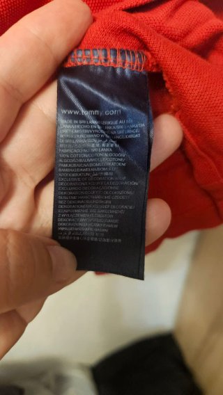 Polo Tommy Hilfiger Rojo Talla L