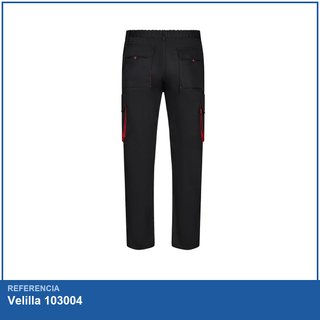 Velilla 103004 pantalón bicolor multibolsillos