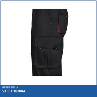 Velilla 103004 pantalón bicolor multibolsillos
