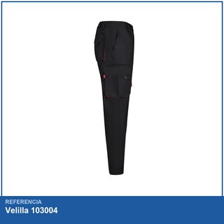 Velilla 103004 pantalón bicolor multibolsillos