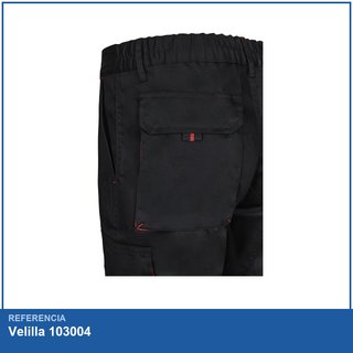 Velilla 103004 pantalón bicolor multibolsillos