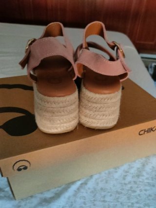 Sandalias Chika 10 Piel Rosa. Talla 38