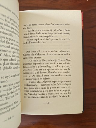 Jurassic Park una novela para jóvenes