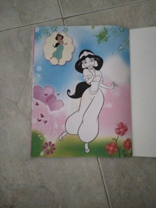 Libro para colorear de princesas Disney