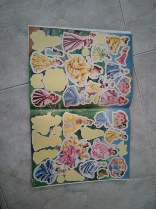 Libro para colorear de princesas Disney