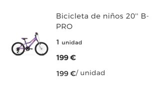 Bicicleta infantil B-PRO 20" Niña