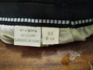 Gorra Vintage Negra Alpaca Talla 65