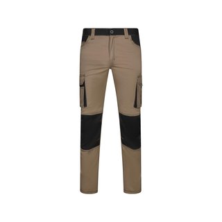 VELILLA pantalón stretch bicolor trabajo [95M6]