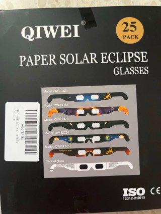 Gafas de Sol para Eclipse Solar QIWEI