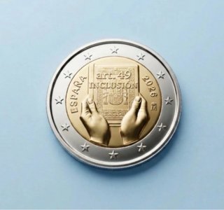 Moneda 2€ España 2026 Inclusión