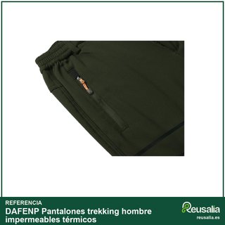 Pantalones trekking hombre impermeables térmicos