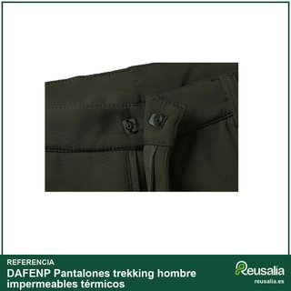 Pantalones trekking hombre impermeables térmicos