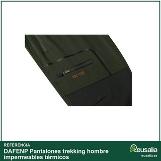 Pantalones trekking hombre impermeables térmicos