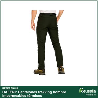 Pantalones trekking hombre impermeables térmicos