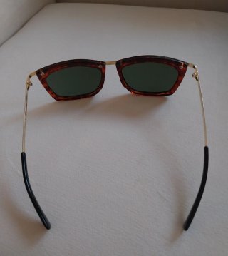 Gafas de sol vintage tortuga y oro