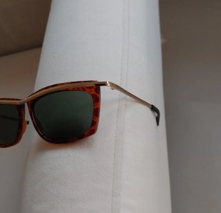 Gafas de sol vintage tortuga y oro
