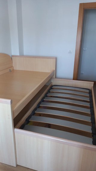 Cama nido doble con cajonera