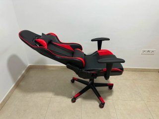 Silla Gamer Negra y Roja