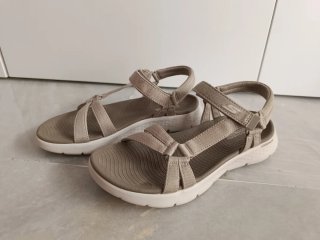 Sandalias Skechers Go Walk Beige Talla 39