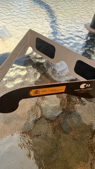 Gafas homologadas para eclipse solar