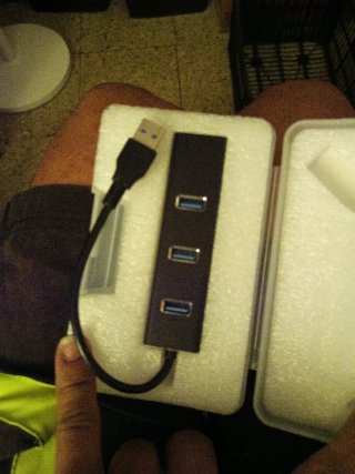 Adaptador USB 3.1 Gen 1 3 Puertos + Ethernet EP04