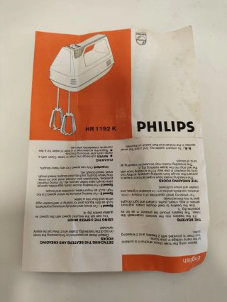 Batidora de mano Philips antigua