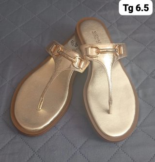 Sandalias Michael Kors Doradas