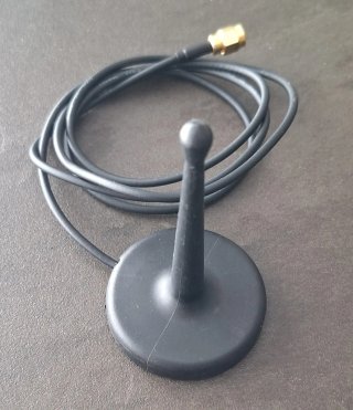 Antena WIFI con base y cable 1m