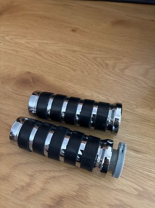 Puños Custom Cromados Moto