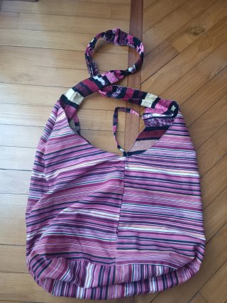 Borsa a spalla righe