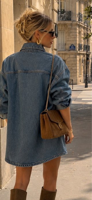 Moschino Abito Denim Blu Taglia M