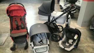 Carro Jane (Capazo,Silla y Maxicosi) + Silla Paseo