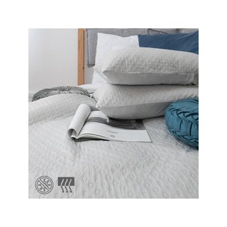HOMEYA colcha bouti verano 250x265 gris