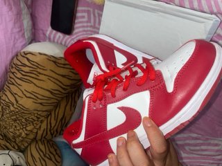 Nike Dunk Rojas y Blancas