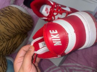 Nike Dunk Rojas y Blancas