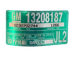 Compresor aire opel 128920 1266 vectra c berlina