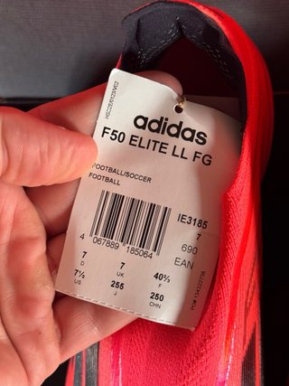 Adidas F50 Elite Laceless FG - eu 40 2/3