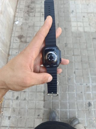 Reloj Inteligente Hombre Negro/Naranja sin cargado