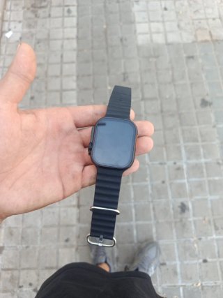 Reloj Inteligente Hombre Negro/Naranja sin cargado
