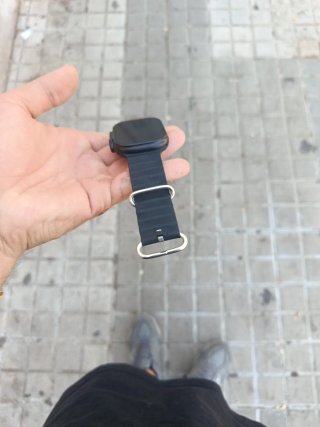 Reloj Inteligente Hombre Negro/Naranja sin cargado