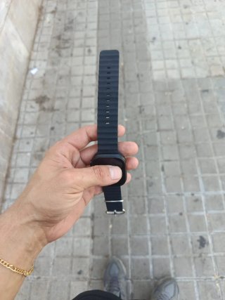 Reloj Inteligente Hombre Negro/Naranja sin cargado