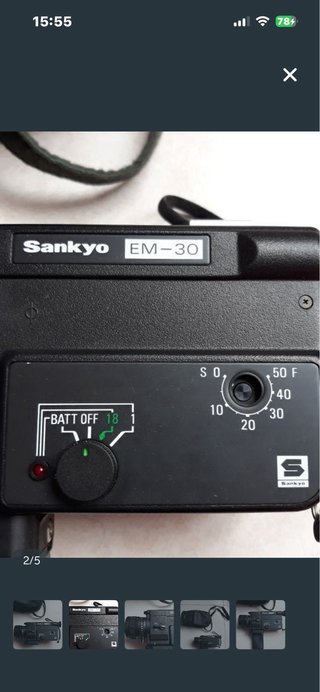 Cámara vídeo Super 8 Sankyo EM-30