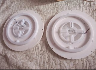 2 Plafones LED con mandos