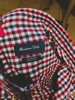 Camicia quadri uomo Massimo Dutti