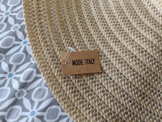 Sombrero de paja beige